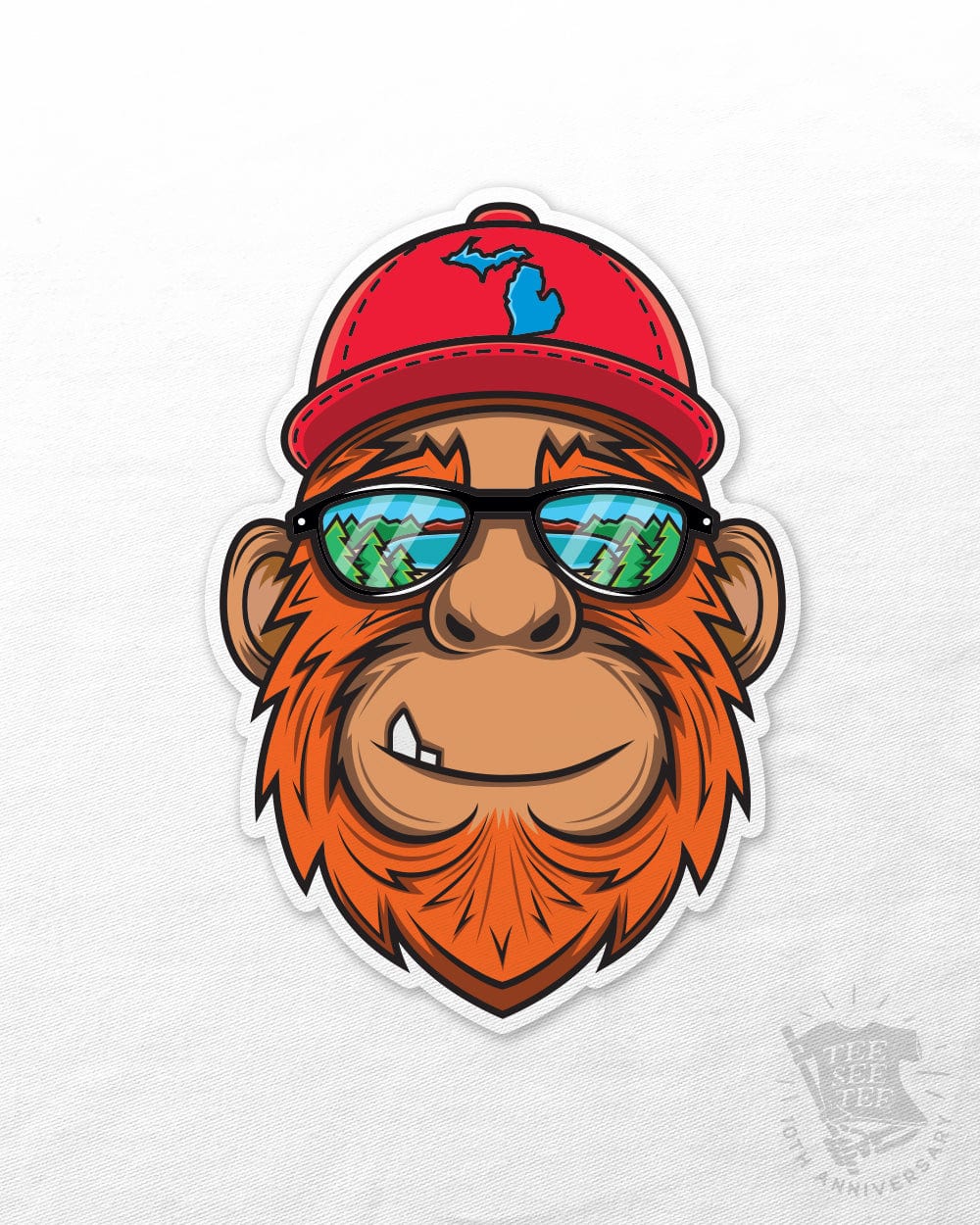 Tee See Tee Misc Bigfoot Tourist Sticker | Tee See Tee Exclusive