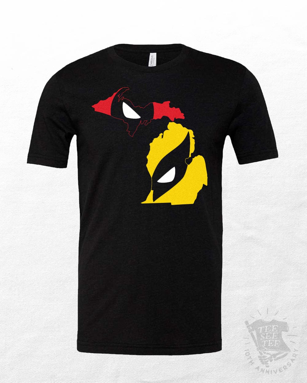 Tee See Tee Men's Apparel Deadpool Vs Michigan Unisex T-Shirt | Tee See Tee Exclusive