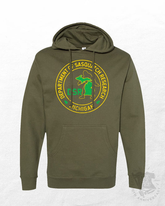 Tee See Tee Men's Apparel Department of Sasquatch Research(Michigan)™ Hoodie | Tee See Tee Exclusive