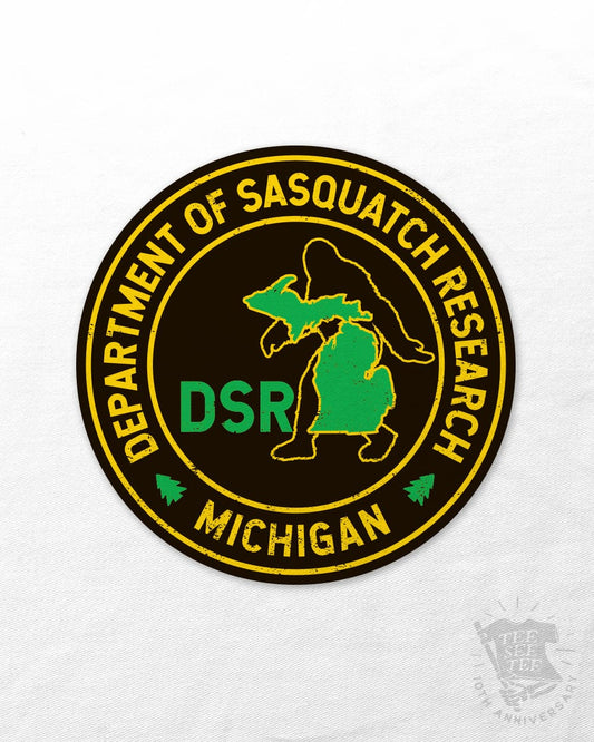 Tee See Tee Misc DSR Department of Sasquatch Research Sticker | Tee See Tee Exclusive