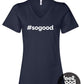 Tee See Tee Apparel & Accessories Feel Good Foodie™ | #sogood Women's V-Neck Tee