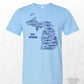 Tee See Tee Men's Apparel Fish of Michigan™ Unisex T-Shirt | Tee See Tee Exclusive