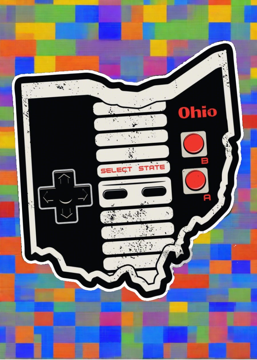 Tee See Tee Misc Nintend-Ohio™ UV Coated Sticker | Tee See Tee Exclusive