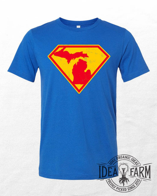 Tee See Tee Men's Apparel Super State™ Unisex T-Shirt | Idea Farm Fresh Pick