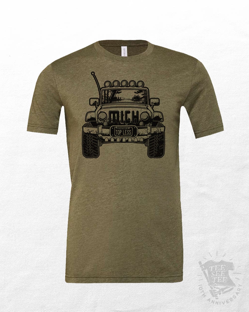 Tee See Tee Men's Apparel Topless in Michigan™ Unisex T-Shirt | Tee See Tee Exclusive