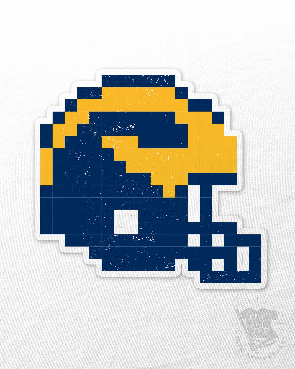 Tee See Tee Misc U of M 8-Bit Helmet Sticker | Tee See Tee Exclusive